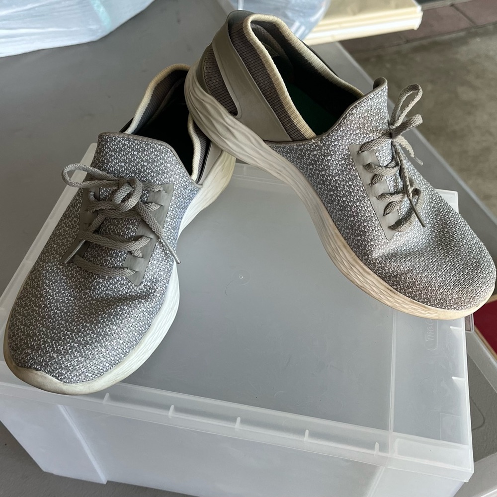 Skechers “you inspire” gray slip on Shoes Size 7.5